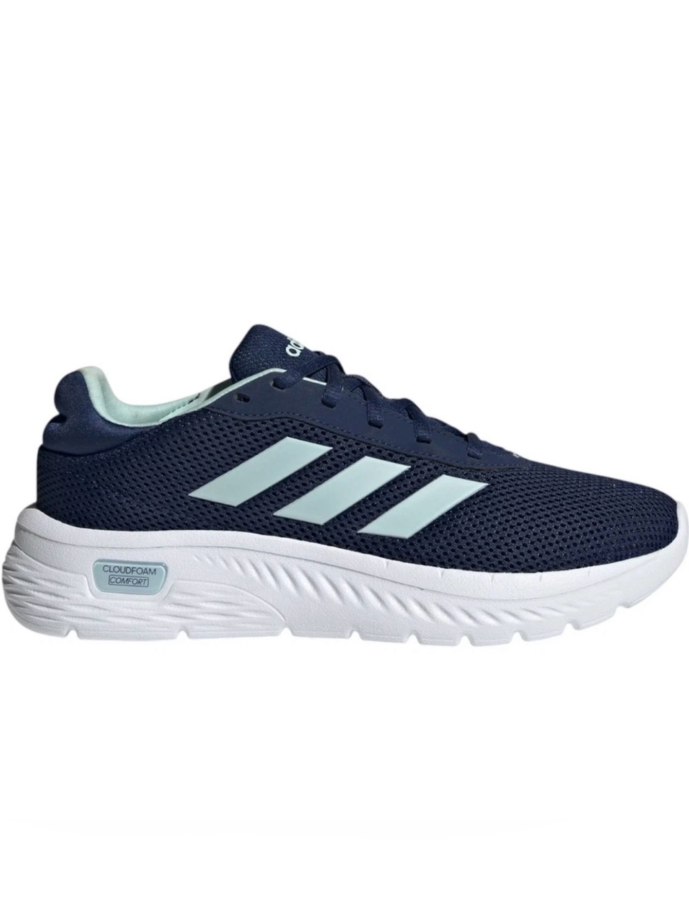 Adidas Cloudfoam Comfy Women's Athletic Shoes Sneaker Blue Size 7.5